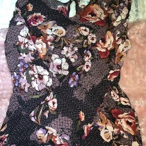 floral patterned romper